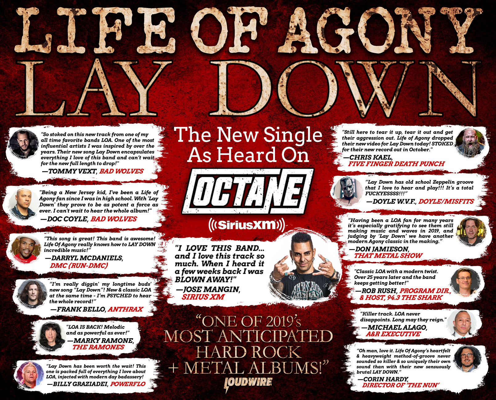 Life of Agony Lay Down Quotes